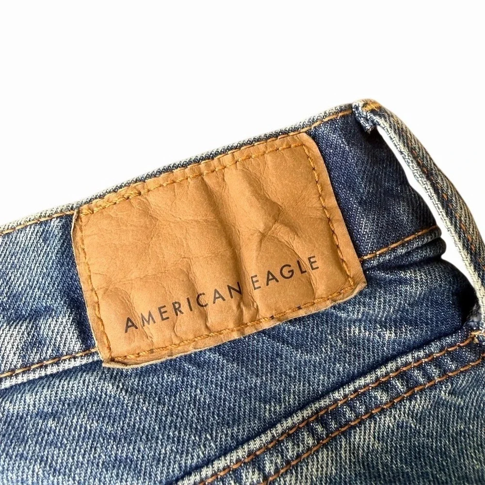 American Eagle Men's EasyFlex Jeans 36x36 Light Wash Straight Taper‎ Blue